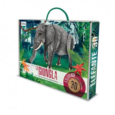 L'elefante 3D. La giungla....